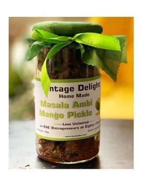 Homemade Masala Ambi Mango Pickle (Sweet & Sour)