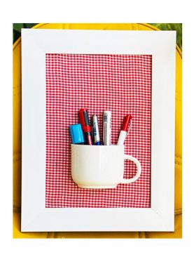 Half cup stationery organiser